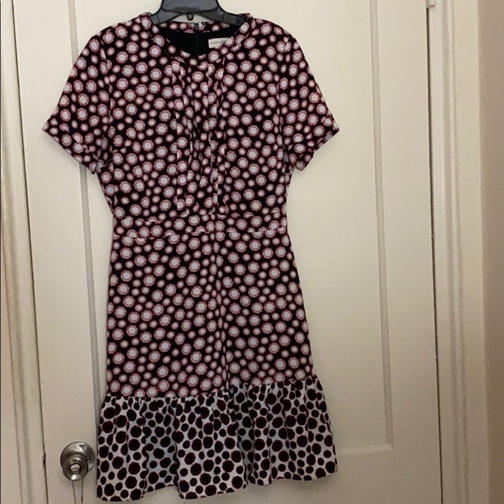Maison Jules polka dot short sleeve dress size: 6